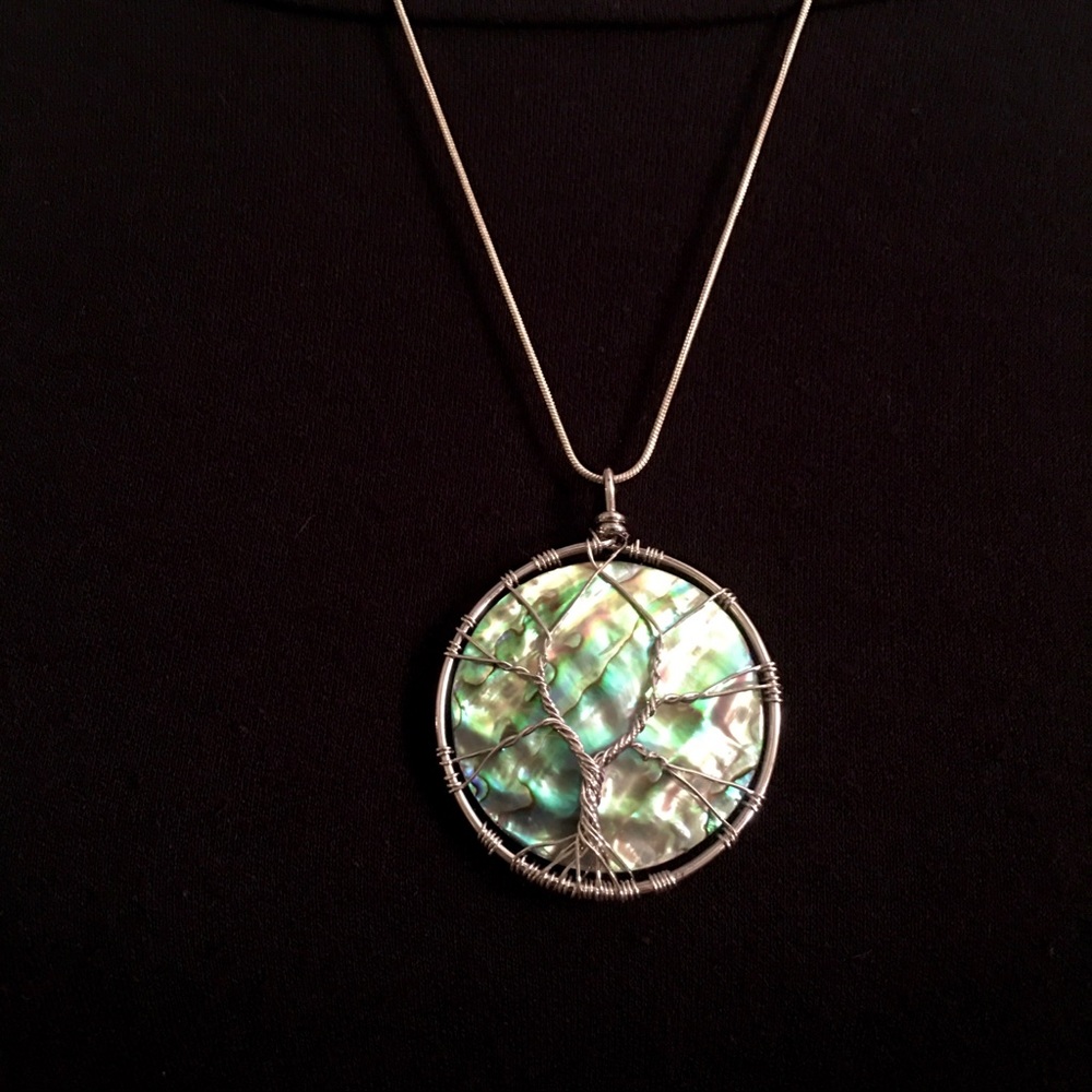 Handmade Abalone Shell Tree of Life